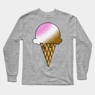 Galaxy Ice Cream - Neapolitan Long Sleeve T-Shirt